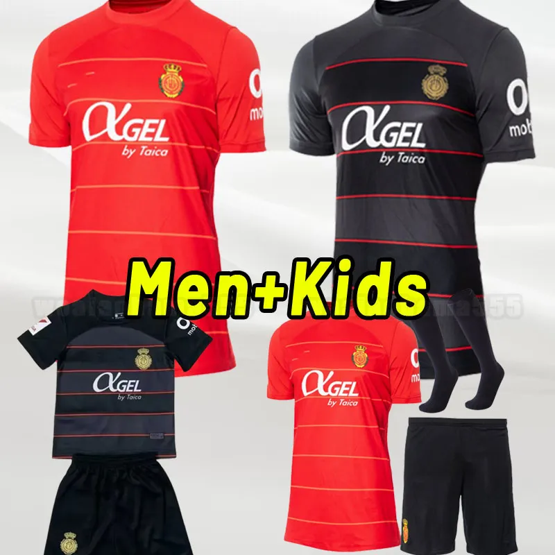 23/24 RCD Mallorca camisas de futebol home 2023 2024 camiseta de fUtbol ABDON MURILLO Junior MERVEIL CUFRE RAILLO Valjent Racing de Santander uniformes de camisa de futebol