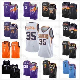 CUSTOM Devin Booker Basketball Jersey Kevin  1 3 35 Chris Paul Jerseys City Deandre Ayton 13 22 34 Steve Nash Phoenixs Sun Charles Bar