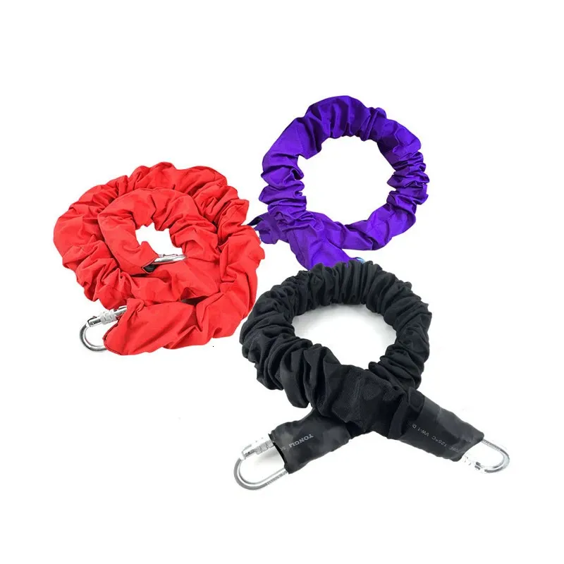 Bungee High Strenth Elasitc Rubber Ropber Ropber Bands معدات اللياقة البدنية لمضادات الجاذبية لليوغا بونجي سلك 60-110 كجم 231205