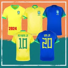 2024 newest bRAZILS soccer jerseys 23/24 CASEMIRO L.PAQUETA RICHARLISON NEYMAR shirt RAPHINHA G.JESUS VINI JR RODRYGO Kids Kit Football Uniform