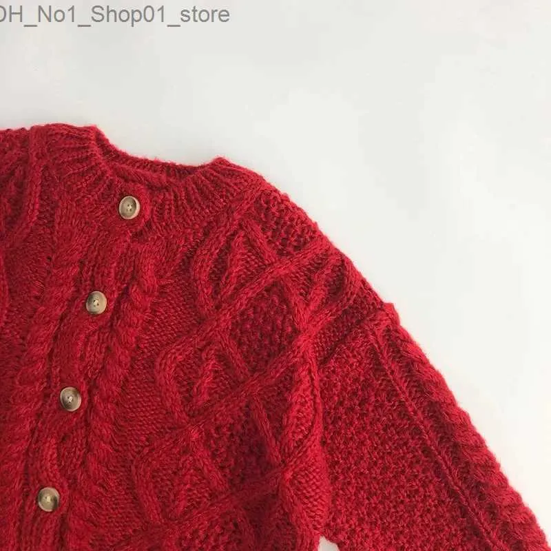 Childrens red shop cardigans