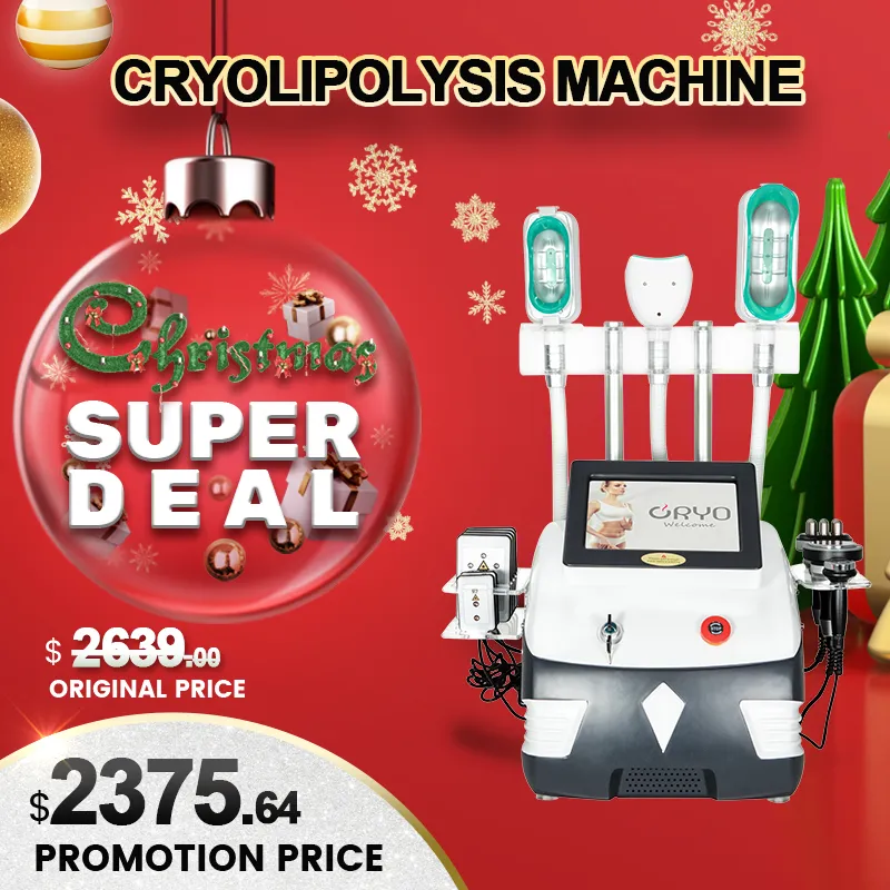 2024 portable Cryolipolysis fat freezing Slimming Machine Vacuum adipose reduction cryotherapy cryo weight loss equipment LLLT lipo laser spa salon use