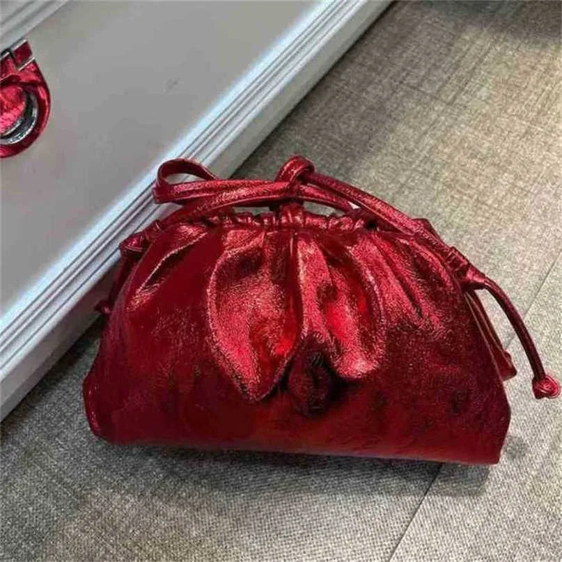 Borse moda autentiche Borsa in pelle BottegvVeneta Style Summer Venetas Borse firmate Dumpling Hand Cloud Versatile monospalla Messenger Outlet BZUX0OMO WN-CXTG