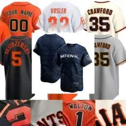 2023 All-Star City Men Women Youth  41 Wilmer Flores 17 Mitch Haniger 23 Joc Pederson 6 Casey Schmitt Giants Baseball Jersey