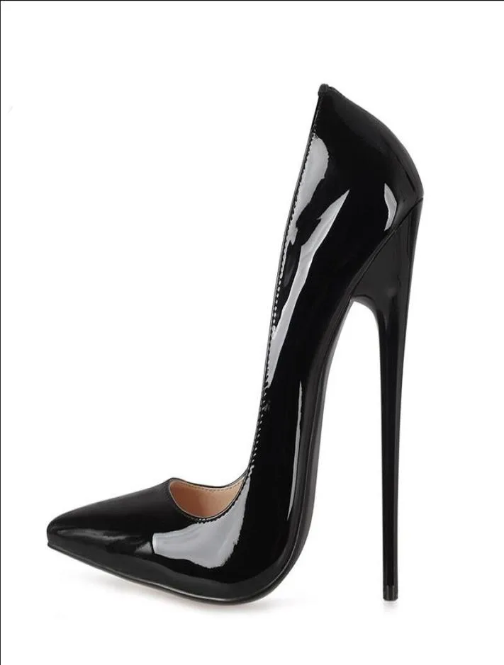 Wish Court Heel Pumps - Black Patent – Verali Shoes