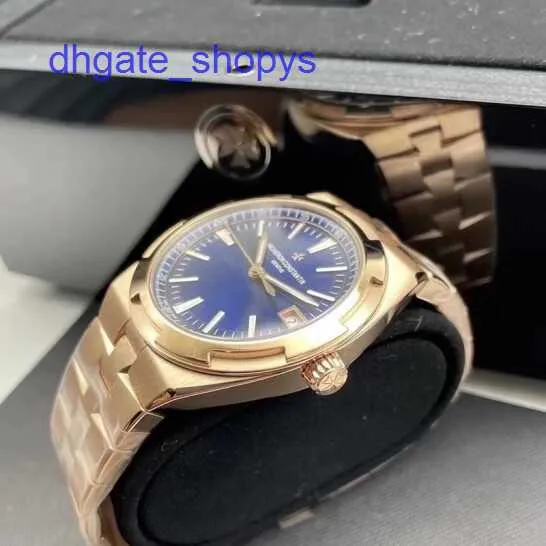 Womens Swiss Luxury Watches for Men V Constantin Overseas Series 4500v 110r b705 Automatic Mechanical Blue Dial Men s Watch WS0B
