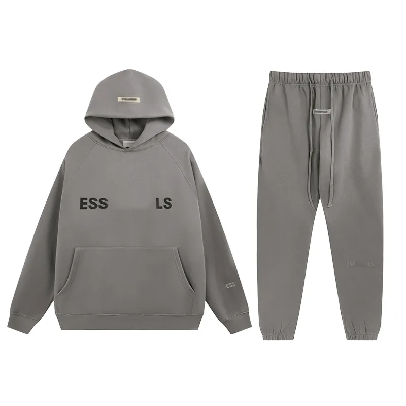 Hoodie 2024 Ess Essentails Tracksuit Essentialhoody Set Homens Mulheres Essentialshirts Hoody Essentialsweatshirt Esstenials Terno Pulôver Camisas Sweatsuit qx