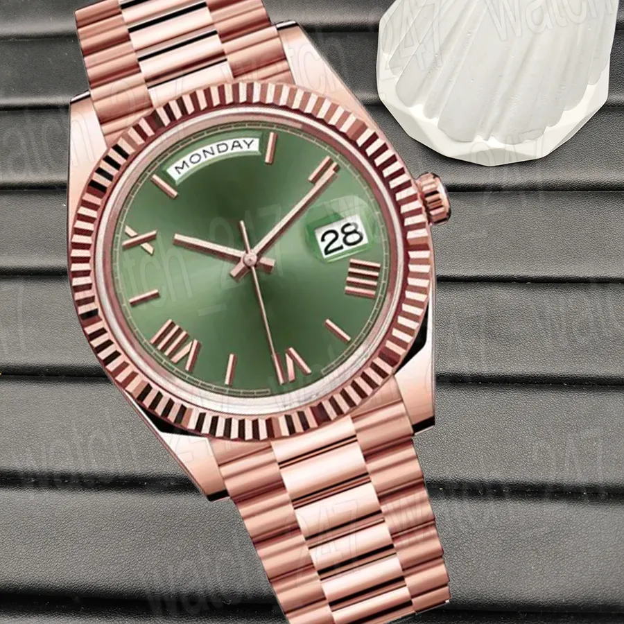 Luksusowy projekt Watch Fashion Projektant Automatyczne 2813 Ruch Watches Tydzień 41 mm 36 mm luksusowy zegarek ze stali nierdzewnej Lumood Wodoodporne Sportswatch Menwatch