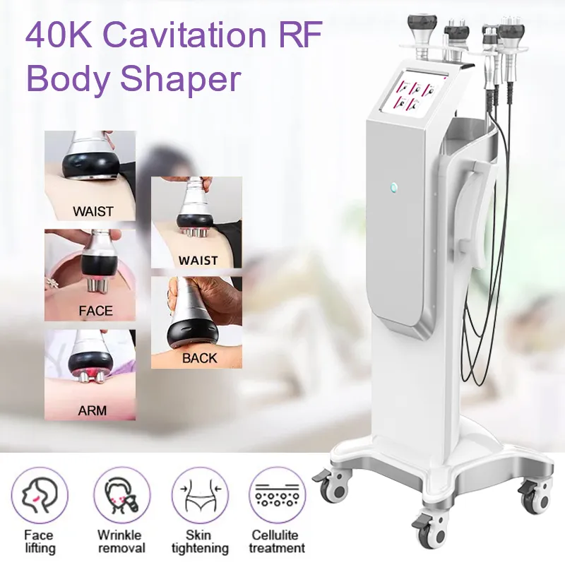 6 In1 Lipo Laser Slimming Vacuum RF Ultraljud Cavitation Machine / Cavitation 80k för Slimming