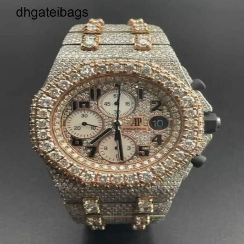 Audemar Pigue Horloge Audpi Horloge Abby Horloges Automatische Knorretje Diamond Royal Oak Offshore Tijdcode Staal 21670st