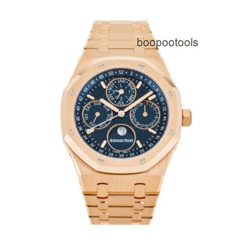 Montre classique AP Royal Oak montre à quartz pour homme montre-bracelet mécanique Royal Oak calendrier perpétuel 41 mm Auto or 26574or.oo.1220or.02 WN-YPOH