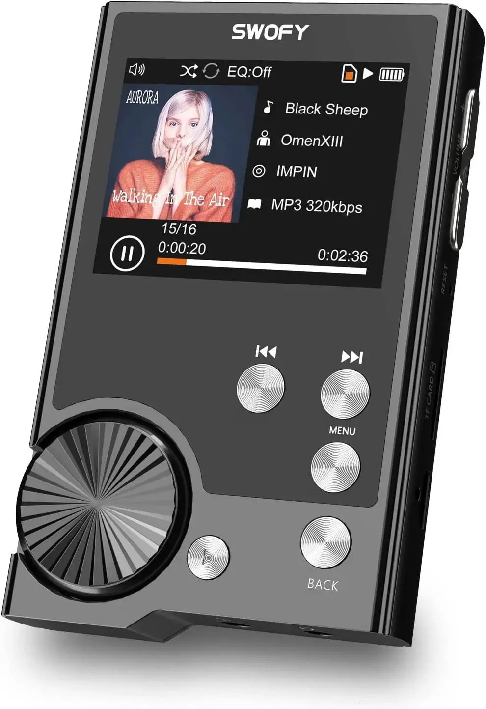 High Resolution MP3/MP4 Player With Lossless Audio, 128GB Memory 