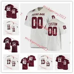 Tony Grimes Texas A&M Aggies football Jersey Jaylen Henderson DJ Hicks LT Overton Sam McCall Kam Dewberry Jarred Kerr Texas A&M Jerseys Custom Stitched Mens Youth