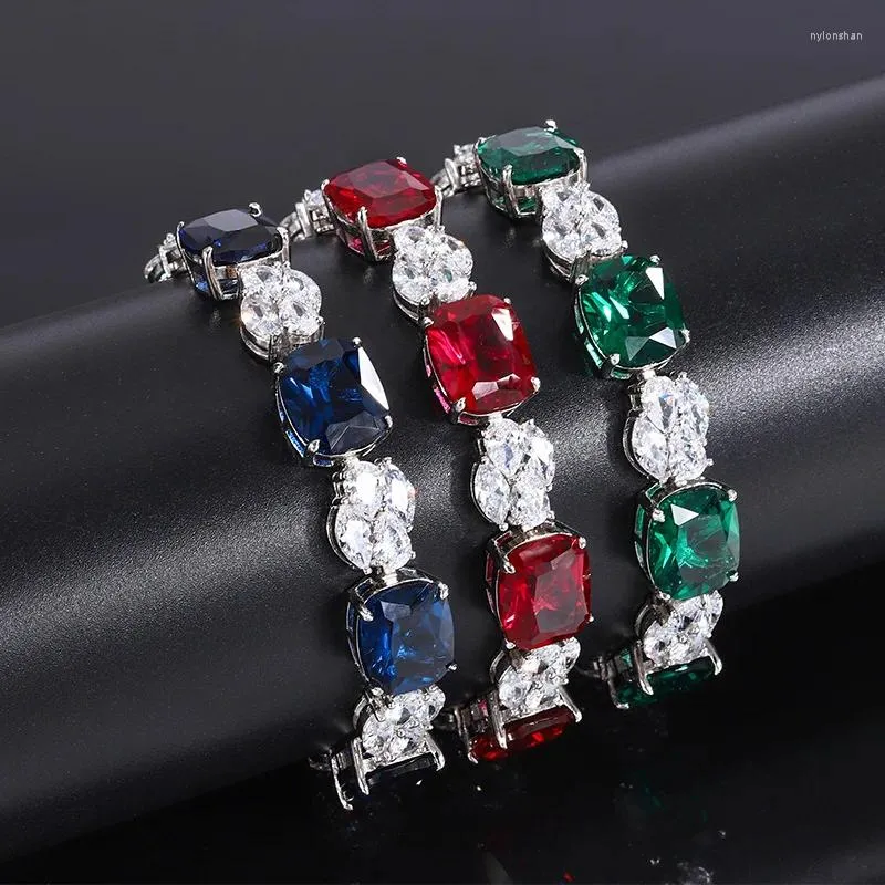 Bracciale rigido S925 Colore argento Tesoro Bracciale stile retrò Donna Master Stone 8 10-4 6mm CAB69