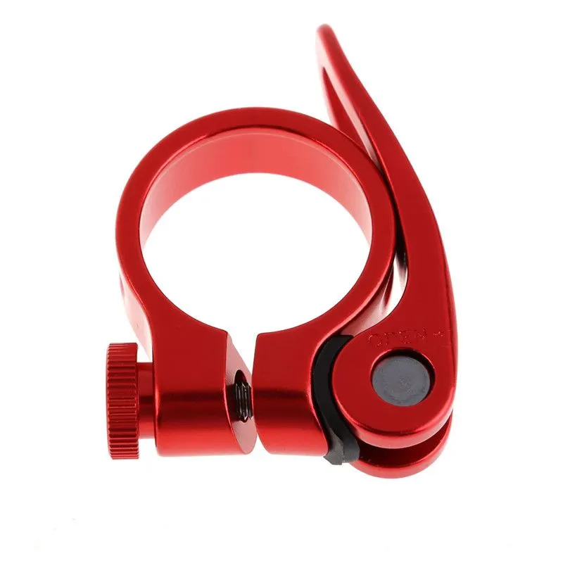 31.8mm Quick Release Seatpost Clamp Aluminum Alloy MTB Mountain Bike Cycling Saddle Seat Post Clamp QR Style Bicycle Part