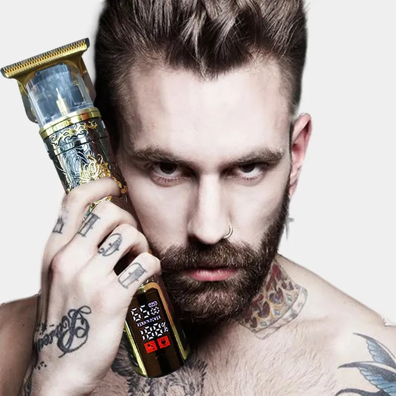 Лезвия для бритвы 2023 Профессиональная электробритва, триммер для бороды для мужчин, машинка для стрижки волос, беспроводная машинка для резки, парикмахерская стрижка 231205
