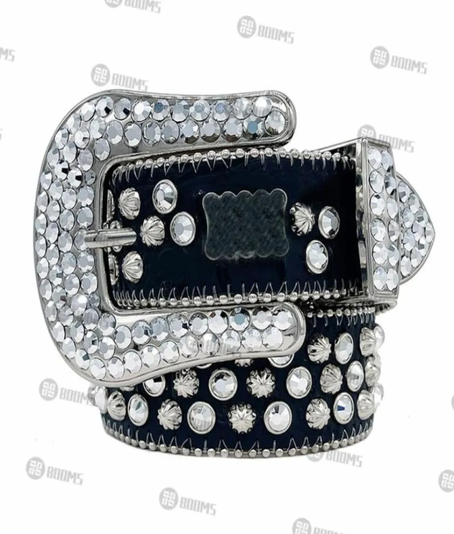 2021 Digner Belt Simon Belts for Men Women Shiny diamond belt Black on Black Blue white multicolour56402038566268