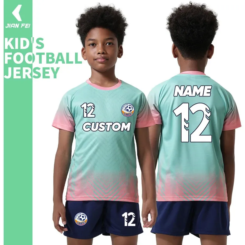 Autres articles de sport Garçons Football Uniforme Jeunesse Kid Blank Practice Jerseys Jersey de football de haute qualité pour enfants 2212 231206