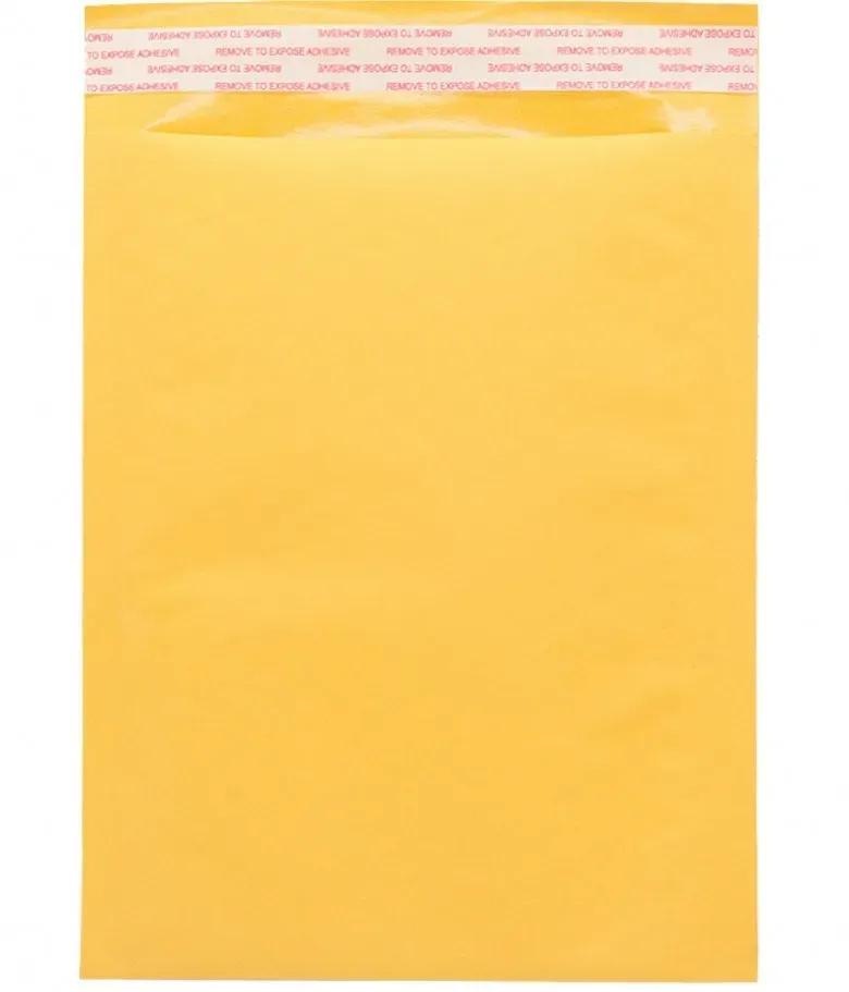 Various sizes of yellow kraft paper bubble bag clothing packaging bubble film thickening express foam bag bubble envelope packaging wholesal