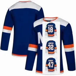 Custom  Islander Devon Toews Jersey 25 Anthony Beauvillier 18 Derick Brassard 10 Leo Komarov 47 Ross Johnston 32 Andy Greene 4 S-3XL