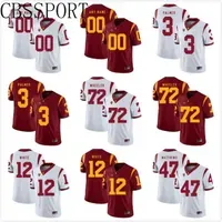 USC NCAA Trojans College Football Jerseys Custom Mens Youth Adoree` Jackson Robert Woods Carson Palmer Any Name Any Number Personalized Kids