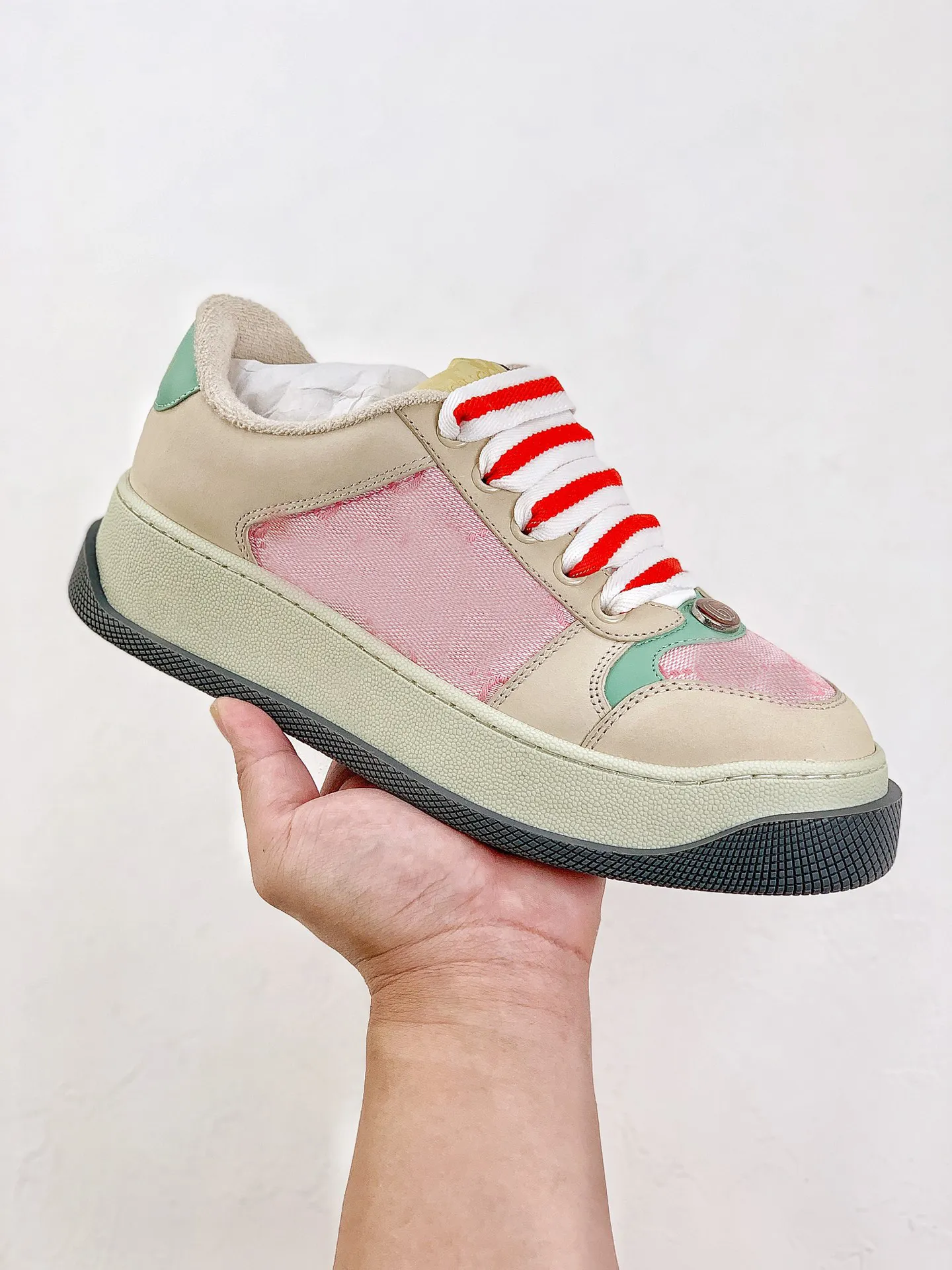 Stylish Men’s Sneakers with Pink Accents Amazon.com | Palermo Special Mens Lifestyle Shoes (Pink  main image 4