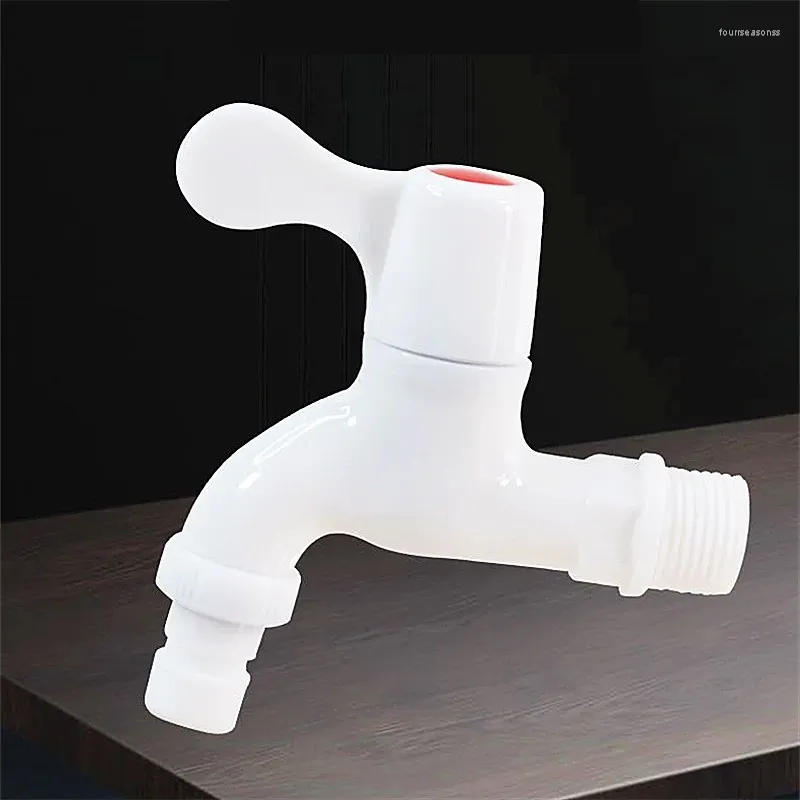 Robinets d'évier de salle de bains, 2 pièces, filetage mâle en plastique de 1/2 pouces, robinet d'eau de cuisine, tuyau d'irrigation de jardin, accessoires de connecteur pagode