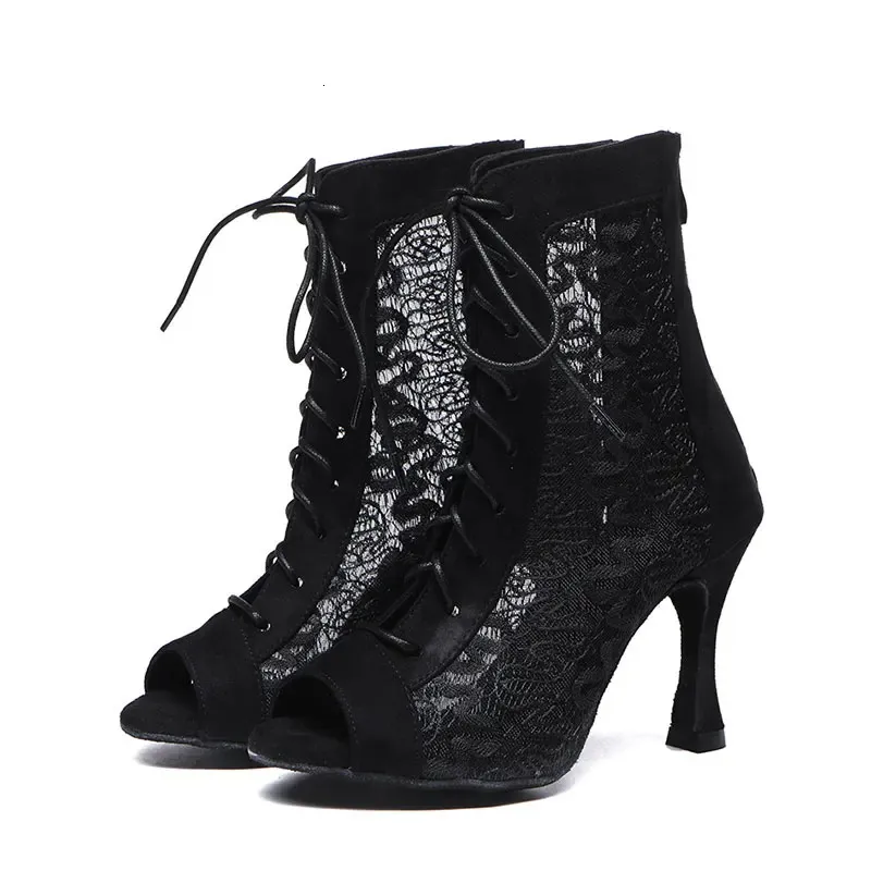 Scarpe Da Ballo SWDZM Scarpe Da Ballo Da Tango Da Donna Stivaletti Da Ballo Latino Di
