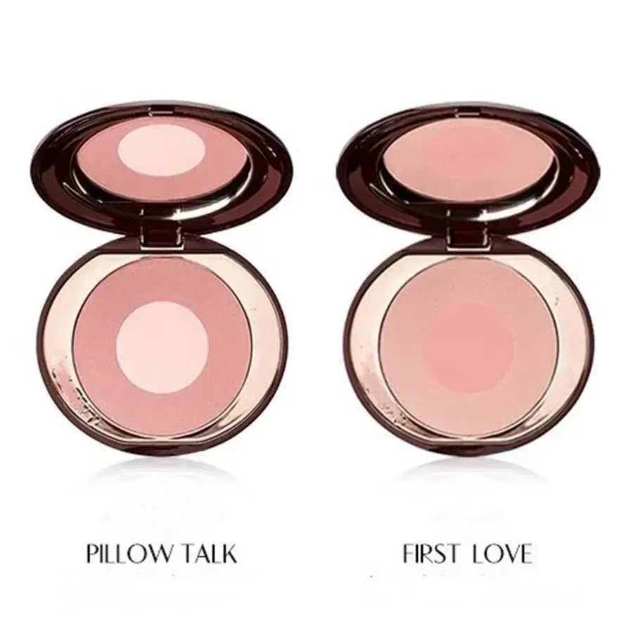 Marca Maquillaje Pillow Talk First Love Sweet heart rubor 2 colores rubor rápido buena calidad envío gratis Cosméticos en polvo para la cara 8G