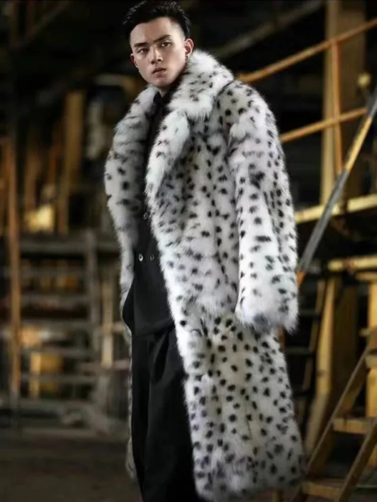 Leopard Faux Fur Manteau For Men: Stylish, Warm, And Durable Winter Coat  From Shu04, $81.59