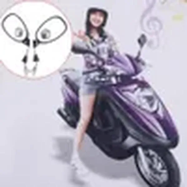 vendita all'ingrosso Specchietto retrovisore MP3 per bici elettrica per motocicletta Specchietto retrovisore MP3 FM ZZ