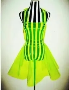 slim fit dress slacks S/S 2008 Green Drape Dress with PVC Straps main image 1