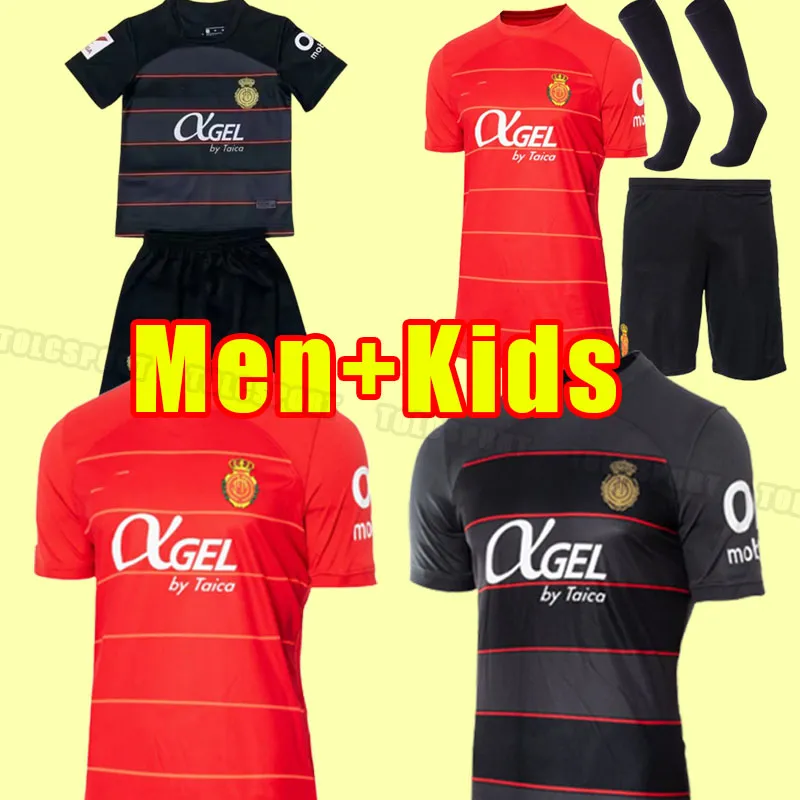 Camiseta Mallorca Jerseys 23 24 RCD Mallorca Lee Kang in Abdon Muriqi Sanchez 축구 셔츠 Maffeo Hoppe Amath Ndiaye Battaglia 축구 유니폼 어린이 2023 2024