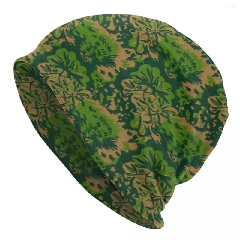 Berets Palm Camouflage Bonnet Hats Casual Street Skullies Beanies Germany Military For Men Women Knitted Hat Summer Head Wrap Cap