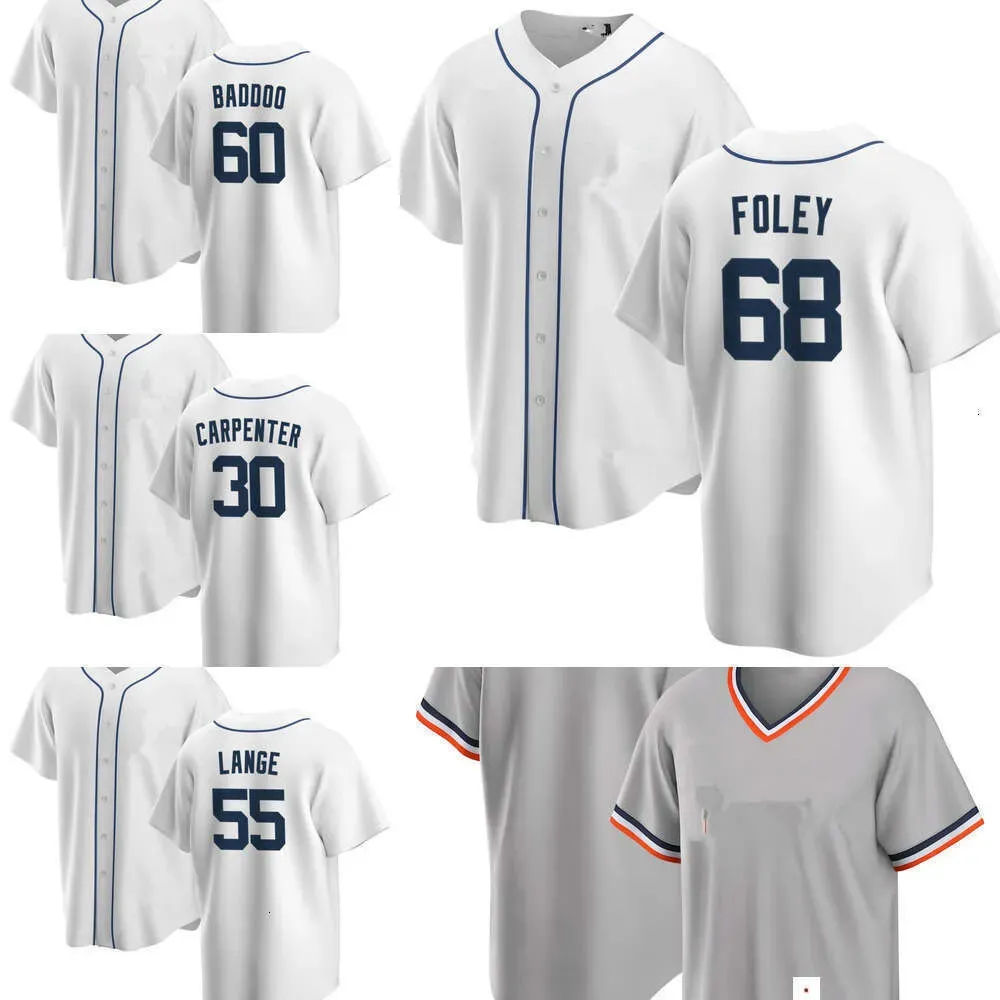 2023 Personalizado Detroit''Tigers''Men Mulheres Juventude 7 Jonathan Schoop 36 Chasen Hreve 36 Spencer Torkelson 56 Turnbull 8 Vierling 43 Wentz 62 Wingenter Baseball Jerseys