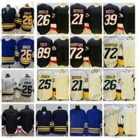 2022 Reverse Retro 26 Rasmus Dahlin Hockey Jerseys Mens 21 Kyle Okposo 72 Tage Thompson 89 Alex Tuch 39 Dominik Hasek 25 Owen Power New