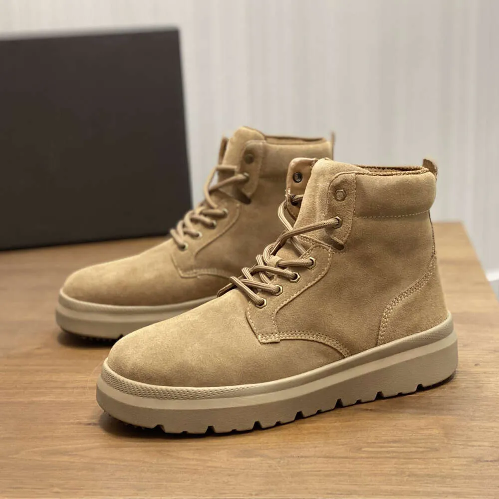 Men’s Chestnut Suede Shearling-Lined Ankle Boots UGG | Shoes | Nib Ugg Mens Neumel Chukka Suede Shearling  main image 4