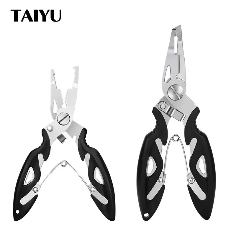 Fishing Accessories Multifunction Plier Scissor Braid Line Lure Cutter Hook Remover Tackle Tool Cutting Fish Use Tongs Scissors 231206