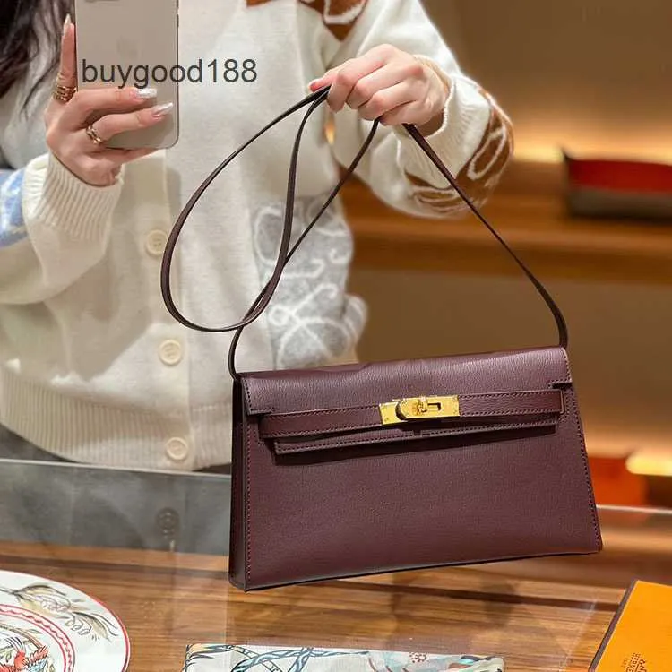 AKYLYLE Designer Luksusowa torba kozła Cowhide Elan Bage z wysokiej jakości pojedynczego ramienia torebka mody Crossbody