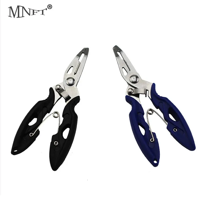 Fishing Accessories MNFT Pliers Stainless Steel Fish Hook Remover Scissors Line Cutter Split Ring Opener Tools 231206