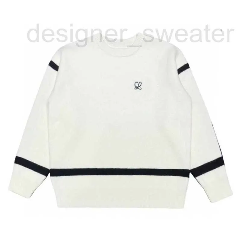 Men's Sweaters Designer Autumn New Couple Trendy Wear Contrast Color Blocked Round Neck Knitwear, Same Size for Men and Women TW6L