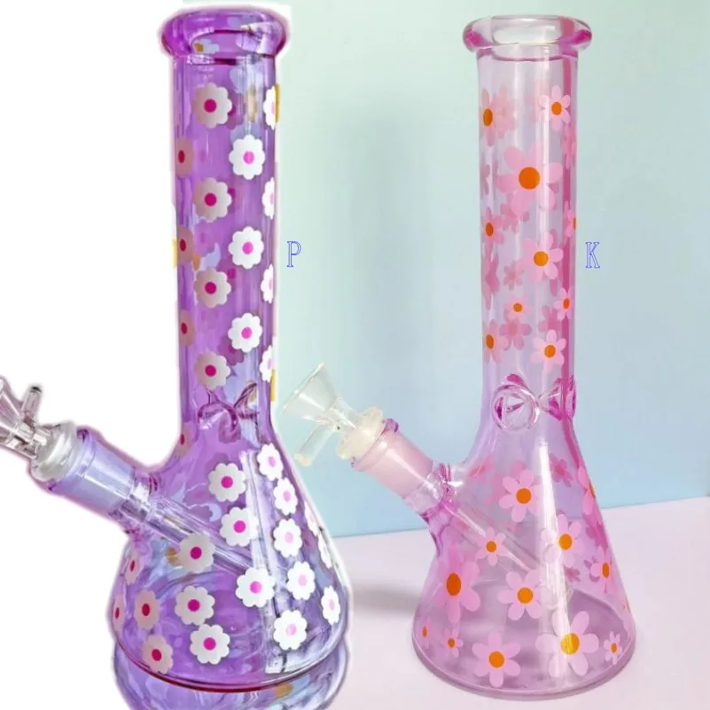 10 Inch Hoge Gebogen Type Basis Glazen Rokende Bong Tornado Glas Water Pijp Heady Dab Rigs Vaas Percolator Roken accessoires