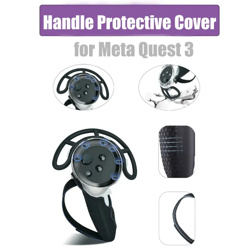 نظارات VR تعامل مع غطاء واقي لـ META Quest 3 Controller Case Accessories 231206