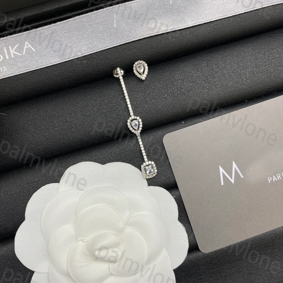 Boucles d'oreilles en argent sterling 925 Boucle d'oreille de marque de mode en or argenté Boucle d'oreille de base avec diamant Bulgas Jewelry arl Boucles d'oreilles en perles Valenti Day en gros