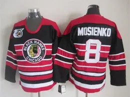 Vintage  Hockey Jerseys 10 Patrick Sharp 8  Mosienko 9 Bobby Hull 18 Denis Savard 19 Jonathan Toews 16 Brett Hull