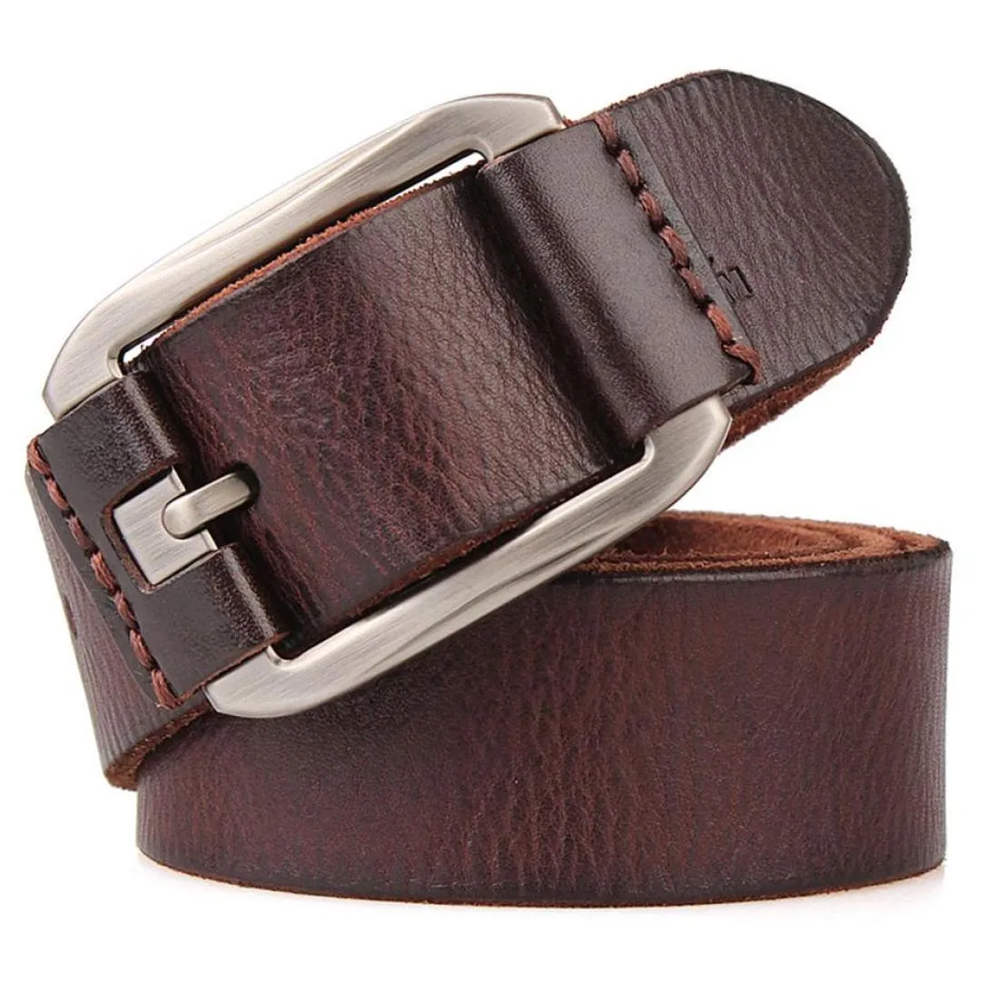 Men Designer Summer Belt For Shorts High Quality Luxury Cowhide Grain Genuine Leather Vintage Wide Long Soft Basque Belt T190701272571765