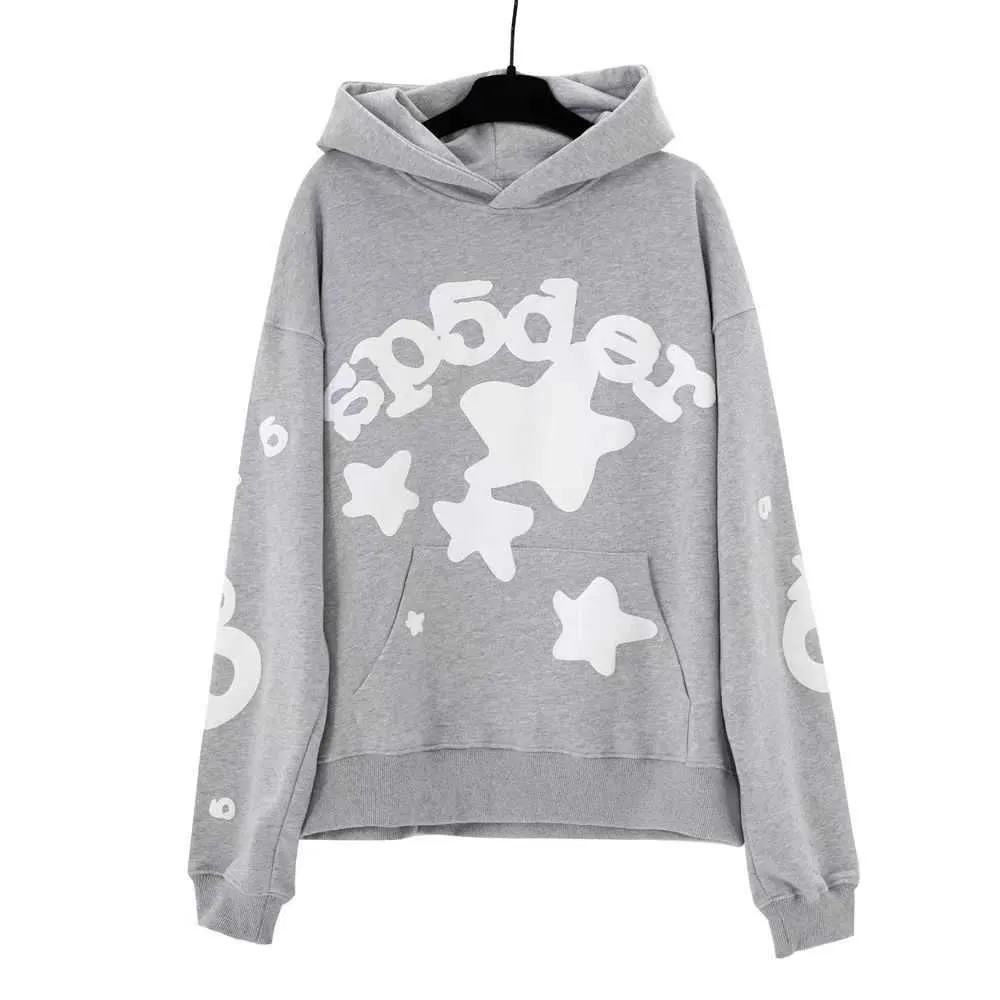 Heren Dames spider Hoodie Young Thug Hoge kwaliteit roze sp5der hoodie Designer Hip Hop spider trainingspak Puff Print 555 spider hoodie Angel Heavy spider broek b5