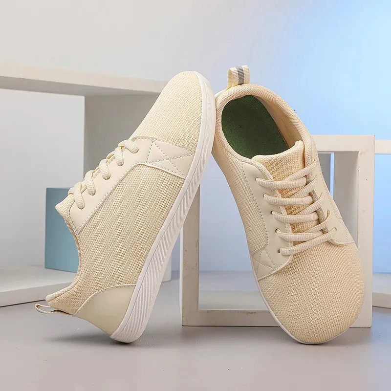 Zapatos de vestir 2023 anchos descalzos para mujeres al aire libre minimalista punta casual ligero caminar correr ejercicio 231206