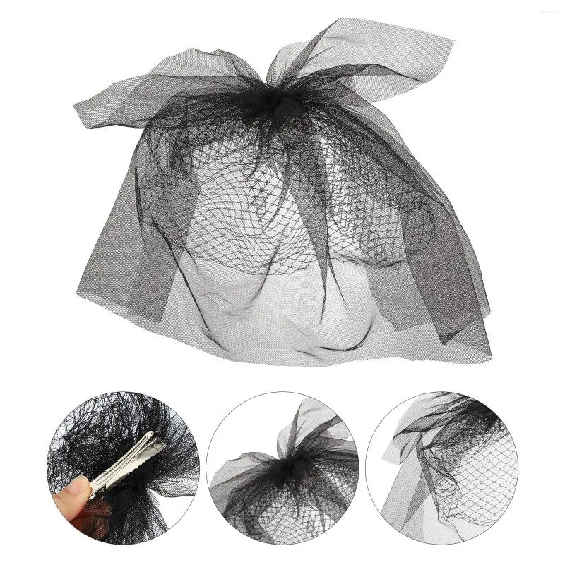 Bandane Velo Copricapo da sposa Accessorio elegante Decorazione per capelli Festa Sposa Ornamento Decorativo Copricapo da sposa Abiti Corto