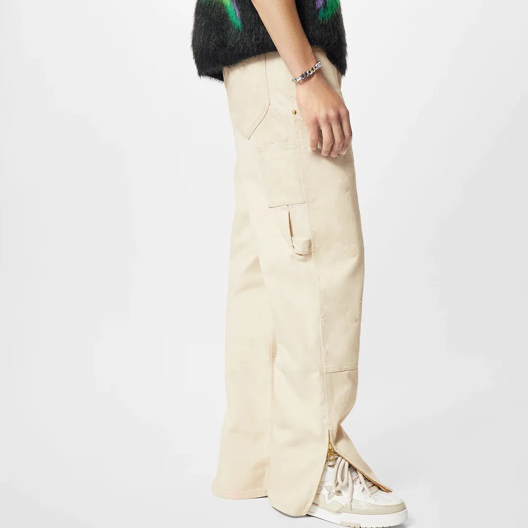 Mens High Quality Elastic Denim Carpenter The Attico Cargo